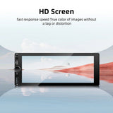 6.86-inch Wireless CarPlay Android Auto 1-Din Stereo Head Unit