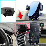 Wireless Charging Phone Mount for Hyundai Santa Fe 2013–2017 Car Phone Holder OEM