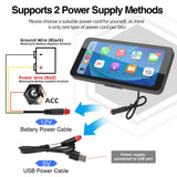6.5Inch Waterproof Motorcycle Screen with CarPlay GPS Android Head Unit AKAMATE