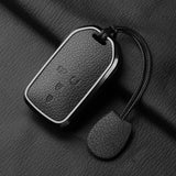 Metal and Leather Car Key Case Cover for Honda CRV and Civic Models