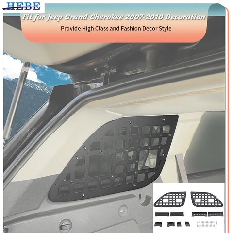 Rear Window Side Organizer Rack for Grand Cherokee Car Interior Accessory HEBE