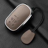 5-Button Leather Key Case for Honda Stepwgn 2024