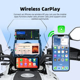 6.25" Wireless CarPlay GPS Motorcycle Digital Display