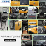 Interior Chrome Trim Kit For Ford Bronco Sport 2021 Car Interior Accessory HEBE