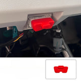 For Geely Xingyuan EX2 eMAS 5 OBD Silicone Protection Cover Diagnostic Interface Car Electrical Accessory OEM Red