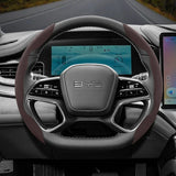 Steering Wheel Cover Anti-Slip Suede for BYD Atto 3