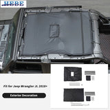 Roof Sunshade Mat for Jeep Wrangler JL 2018-2025 Car Interior Accessory HEBE