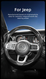Jeep Carbon Fiber Texture Wheel Cover Grand Cherokee Car Interior Accessory Hocasen
