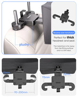 Car Seat Neck Pillow Lumbar Support Set - Universal Ergonomic Headrest for Driving Comfort