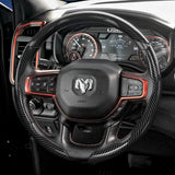 Carbon Fiber Cover for Ram 1500 2500 Quick Release Car Interior Accessory Hocasen
