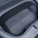 Trunk Mat for 2024 Tesla Model 3+ Highland TPE Piano Key Style Front Rear Trunk Frunk Storage Waterproof Protective Pad Car I