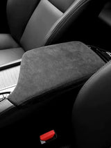 Armrest Box Cover Suede Leather Pad for Volvo XC60 Car Interior Accessory LINGLUYANG