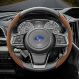Subaru Anti-Slip Suede Steering Wheel Cover Set