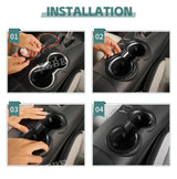 Interior Trim Cover ABS Alloy for Ford Mustang 2024 Car Interior Accessory HEBE