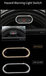 3D Rhinestone Interior Decals for Mini Cooper F54 F60
