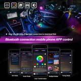 RGB Atmosphere Light Tweeter Speaker App Control Car Kit LED Ambient Light MAGIC COLORM