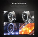Black Projector Headlights with DRL for Vios Yaris 05-13