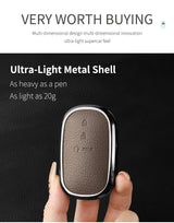 Aluminum Alloy Goatskin Car Key Case Cover for Honda Civic 11th 2022
