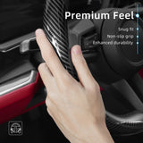 Carbon Fiber Steering Wheel Cover for Audi A4 A6 Q5 Car Interior Accessory Hocasen
