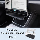 For Tesla Model Y 3 Under Screen Magnetic Double-Layer Organizer Case Car Interior Accessory OEM Model Y 3 NewA