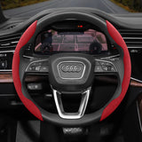 Audi Anti-Slip Suede Steering Wheel Cover Set