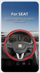 Sporty Wave-Shaped Wheel Cover Seat Ibiza Leon Car Interior Accessory Hocasen