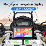 5 Inch CarPlay Monitor for Harley Yamaha Kawasaki Android Head Unit AKAMATE