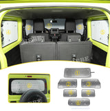 Aluminum Window Visor for Suzuki Jimny 2019