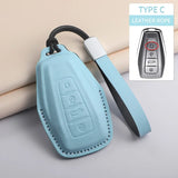 Car Key Case Cover for Geely New Coolray 2023-2025 X6 Emgrand Global Hawk GX7 PU Leather Car Keychain