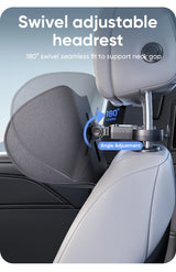 Car Seat Neck Pillow Lumbar Support Set - Universal Ergonomic Headrest for Driving Comfort