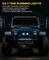 Led Work Light Bar 4 Inch Led Headlight 12v Drl for Jeep Wrangler JK Off Road 4x4 Truck accessories Lada Atv Spotlight Car Light