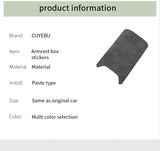 For BMW X3 G45 G48 (2025-) Car Armrest Box Center Console Lid Armrest Cover Accessories Suede Cover Sticker