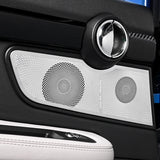 Stainless Steel Speaker Trim for MINI F60 Countryman Car Interior Accessory GMUNI