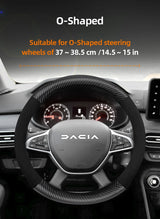 Matte Suede Carbon Fiber Cover for Sandero Duster Car Interior Accessory Hocasen