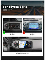 Android 12 Multimedia Player with CarPlay for Toyota Yaris Android Head Unit JIUYIN