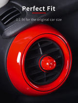 AC Knob Trim for MINI COOPER F55 F56 F57 (4 Pcs)