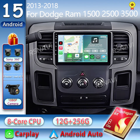 9-Inch Android Multimedia Player for Dodge Ram 2013–2018 Android Head Unit RSNAVI