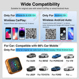 2in1 Wireless CarPlay Android Auto Adapter Universal