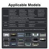 7 Inch HD Double Din Radio CarPlay Android Auto for VW