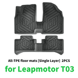 Custom TPE All-Weather Floor Mats for Leapmotor T03 2024-2026