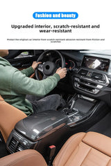 BMW 3 4 5 6 7 Series X1 X3 X4 X5 X6 X7 Central Armrest Box Cover ABS Carbon Fiber