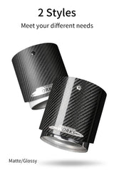 Carbon Fiber Stainless Muffler Trim Mini Cooper Car Interior Accessory GMUNI
