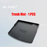 For BYD Sealion 5 DM-i 2025 2026 Car TPE Rear Seat Backrest Protective Pad Trunk Mat Anti-Kick Pad Car Interior Accessories C