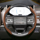 GMC Anti-Slip Suede Faux Leather Wheel Cover