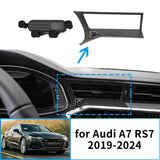 Smart Wireless Fast Charging Phone Mount for Audi A6 2019–2024 Car Phone Holder OEM