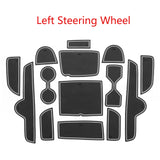 Anti-Slip Gate Slot Mat for Kia K3 FORTE Cerato 2021 - 2023 GT Non-Slip Door Groove Pad Cup Holder Interior Accessories