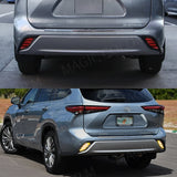 LED Rear Bumper Light Turn Signal for Toyota Highlander 2020 2021 LED Ambient Light MAGIC COLORM
