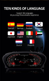 12.3 Inch Digital Instrument Cluster for BMW X3 X4 X5 X6