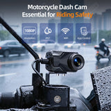 2K Dashcam Recorder for Motorcycle GPS Position Dashcam AKAMATE
