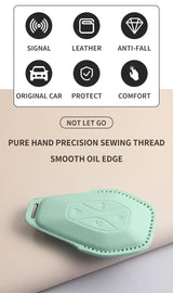Car Key Case Cover For ARCFOX Alpha S Alpha T αS αT GT ECF ARCFOX-7 PU Leather Car Keychain Car Key Cover OEM